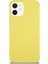 Caseworld Apple iPhone 12 Mini Kapak Içi Kadife Lansman Silikon Kılıf - Sarı 1