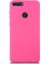 Caseworld Huawei P Smart Kapak Içi Kadife Lansman Silikon Kılıf - Neon Pembe 1