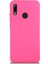 Caseworld Huawei P Smart 2019 Kapak Içi Kadife Lansman Silikon Kılıf - Neon Pembe 1