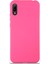 Caseworld Huawei Y6 2019 Kapak Içi Kadife Lansman Silikon Kılıf - Neon Pembe 1