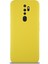 Caseworld Oppo A9 2020 Kapak Içi Kadife Kamera Korumalı Lansman Silikon Kılıf - Sarı 1
