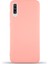 Caseworld Samsung Galaxy A70 Kapak Içi Kadife Lansman Silikon Kılıf - Pembe 1