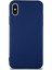 Caseworld Apple iPhone x Kapak Içi Kadife Lansman Silikon Kılıf - Lacivert 1