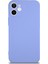 Caseworld Apple iPhone 12 Mini Kapak Içi Kadife Kamera Korumalı Lansman Silikon Kılıf - Lila 1