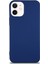 Caseworld Apple iPhone 12 Mini Kapak Içi Kadife Lansman Silikon Kılıf - Lacivert 1