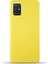 Caseworld Samsung Galaxy A51 Kapak Içi Kadife Lansman Silikon Kılıf - Sarı 1