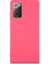 Caseworld Samsung Galaxy Note 20 Kapak Içi Kadife Lansman Silikon Kılıf - Neon Pembe 1