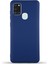Caseworld Samsung Galaxy A21S Kapak Içi Kadife Lansman Silikon Kılıf - Lacivert 1