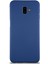 Caseworld Samsung Galaxy J6 Plus Kapak Içi Kadife Lansman Silikon Kılıf - Lacivert 1