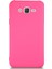 Caseworld Samsung Galaxy J7 Core Kapak Içi Kadife Lansman Silikon Kılıf - Neon Pembe 1