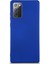 Caseworld Samsung Galaxy Note 20 Kapak Içi Kadife Lansman Silikon Kılıf - Lacivert 1
