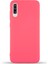 Caseworld Samsung Galaxy A70S Kapak Içi Kadife Lansman Silikon Kılıf - Neon Pembe 1