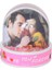 LED Işıklı Müzikli Forever Love Kiss Yazılı Kar Küresi Fotoğraf Çerçevesi 3