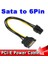 Sata To 6 Pin Power Kablo 6 Pin Sata Kablo 4