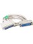 1.5 Metre Erkek Erkek 25 Pin Parallel Printer Data Kablosu DB25F 2