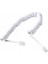 Telefon Ahize Kablosu 4P4C (Siyah Gri Beyaz) Spiral Uzayan Kablo 1