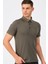 T8586 Dewberry Erkek Polo Yaka T-Shirt-Haki 5