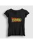 Kadın Siyah Logo Film Geleceğe Dönüş Back To The Future T-Shirt 1