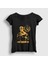Kadın Siyah Soviet Ivan Drago Film Rocky T-Shirt 1