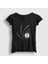 Kadın Siyah Gun Barrel Film James Bond T-Shirt 1