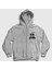 Unisex Gri Gang Film Otomatik Portakal A Clockwork Orange Fermuarlı Kapüşonlu Sweatshirt 1