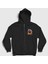 Unisex Siyah Clock Film Geleceğe Dönüş Back To The Future Fermuarlı Kapüşonlu Sweatshirt 1
