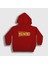 Unisex Çocuk Kırmızı Logo Film Geleceğe Dönüş Back To The Future Kapüşonlu Sweatshirt 1