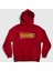 Unisex Kırmızı Logo Film Geleceğe Dönüş Back To The Future Kapüşonlu Sweatshirt 1