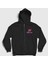 Unisex Siyah 88 Mph Film Geleceğe Dönüş Back To The Future Fermuarlı Kapüşonlu Sweatshirt 1