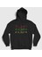 Unisex Siyah Time Film Geleceğe Dönüş Back To The Future Kapüşonlu Sweatshirt 1