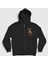 Unisex Siyah Dies ivan Drago Film Rocky Fermuarlı Kapüşonlu Sweatshirt 1