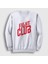 Unisex Beyaz Logo Film Dövüş Kulübü Fight Club Sweatshirt 1