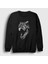 Unisex Siyah T Rex Film Jurassic Park Sweatshirt 1