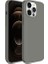 Buff iPhone 12 Pro Max Rubber S Kılıf Gray 1