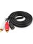 2rca 3.5mm St Dişi Uzatma Kablo 1.5mt 1