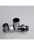 Radyatör Vanası 1/2'' Krom Düz Pex (Metal Volanlı 16*2mm Boru Bağl. Rakorlu) 2