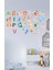 Eğitici Sevimli Hayvanlar Alfabe Çocuk Odası Duvar Sticker 3 1