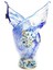 Lucky Art Mo 127 Murano Italy Mavi Vazo 4