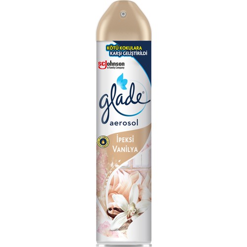 Glade Aerosol Ipeksi Vanilya 300 ml