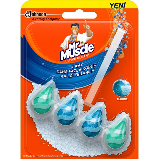 Mr Muscle Active Clean Klozet Blok Marine Fiyatı