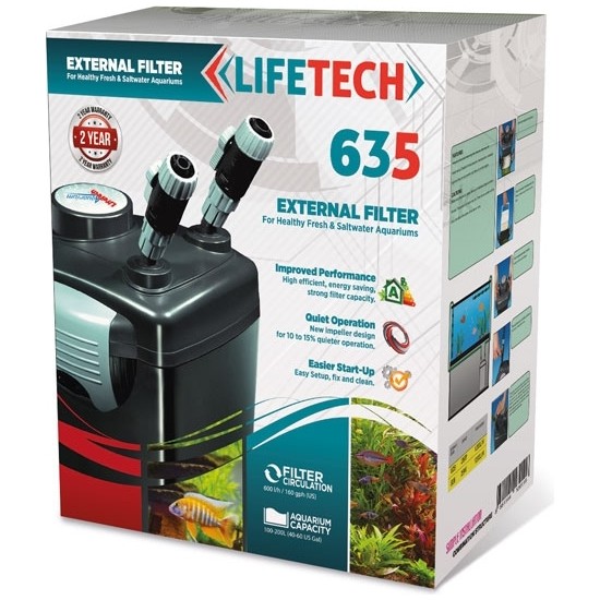 Life Tech Lifetech 635 Akvaryum Dış Filtre Içi Dolu 600 L/h