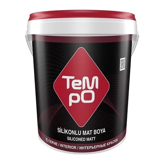 Tempo Filli Boya Tempo Silikonlu Mat Iç Cephe Boyası 20 kg Zencefil