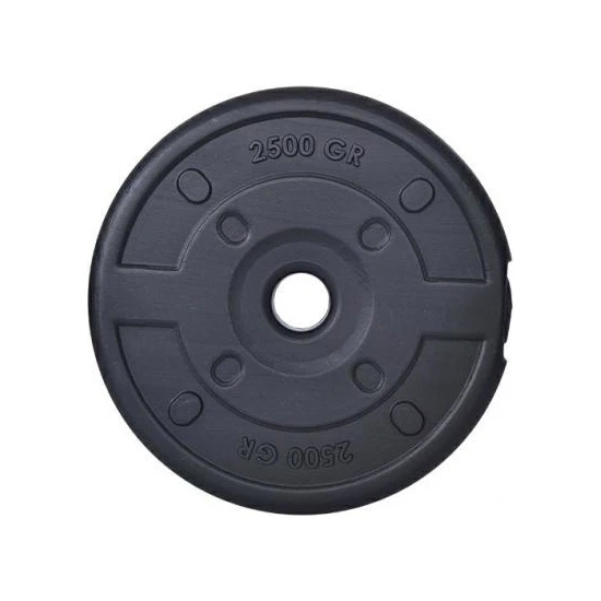 Aydın Sport 2.5 kg Dambıl Ağırlık Plakası Siyah Renkli