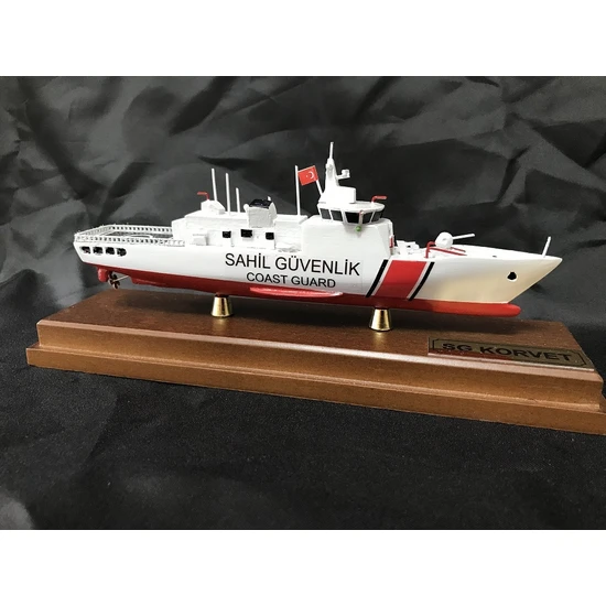 Donanma Model Sahil Güvenlik Gemisi Korvet Maketi