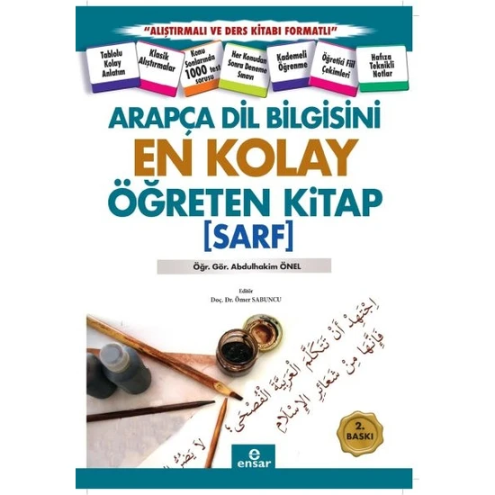 Ensar Neşriyat Arapça Dil Bilgisini En Kolay Öğreten Kitap (Sarf)