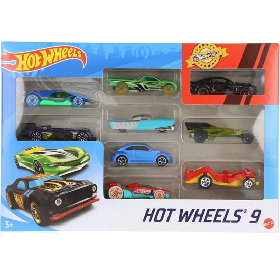 Hot Wheels 9'lu Araba Seti X6999
