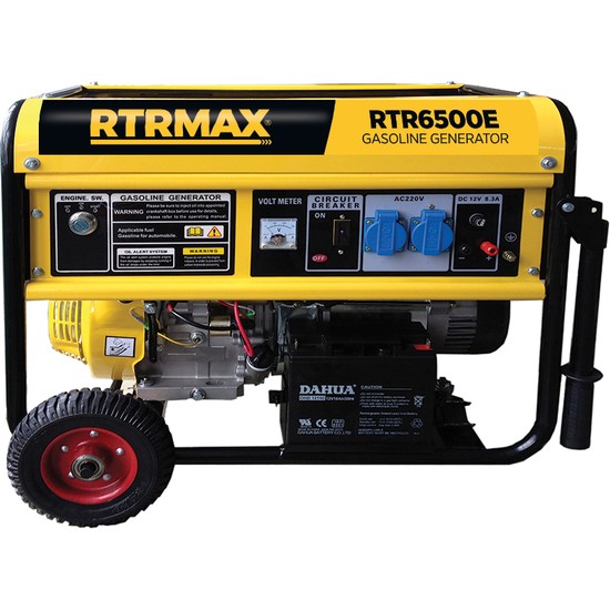 Rtr Max Rtrmax RTR6500E Marşlı Benzinli Jeneratör 6.2/6.8 Kva