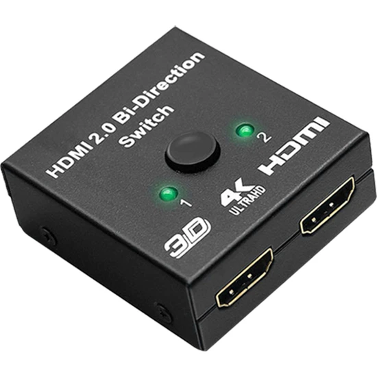 Powermaster PM-19903 1.4V 2 Port Çift Yönlü HDMI Birleştirici ve Dağıtıcı