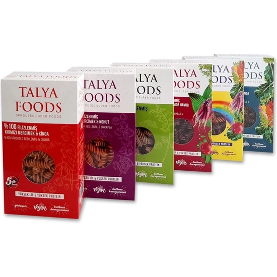 Talya Foods Glütensiz 6'lı Makarna Seti