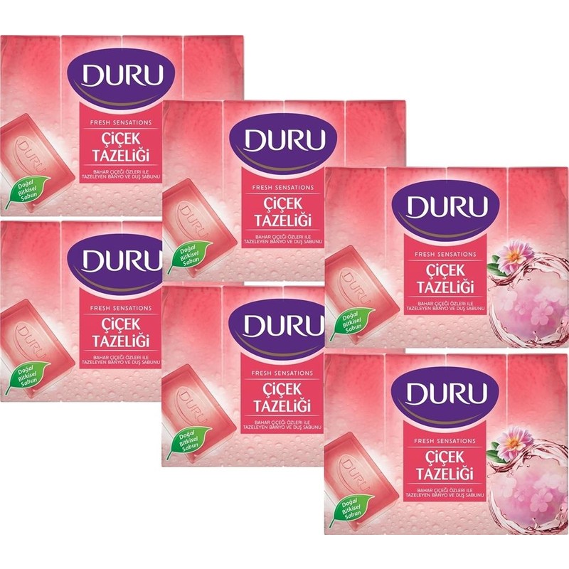 Duru Fresh Sensations Çiçek Tazeliği Duş Sabunu 6X600 gr